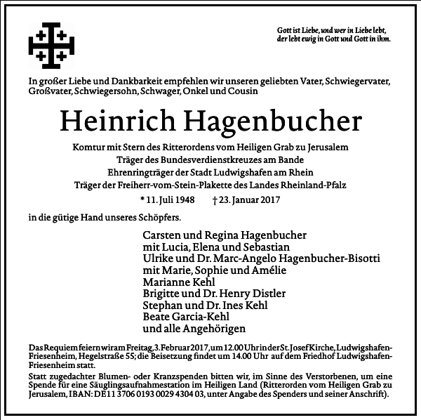 Heinrich Hagenbucher Heinrich Hagenbucher