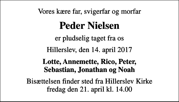 Peder Nielsen : afdÃ¸de.dk