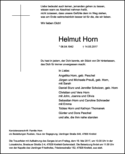 Helmut Horn Helmut Horn