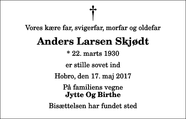 Anders Larsen Skjødt : afdøde.dk