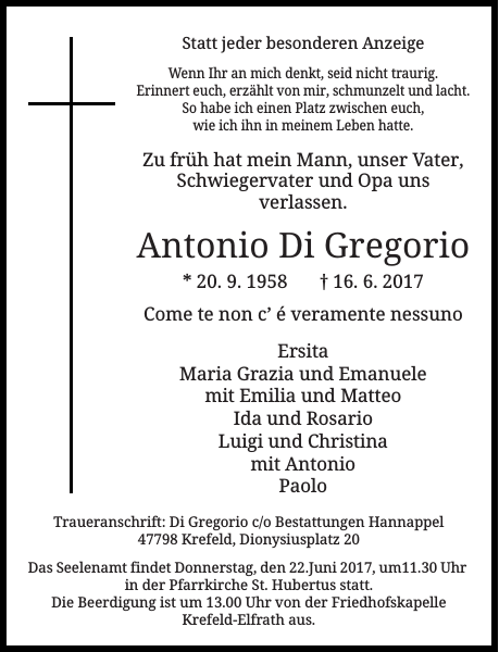 Antonio Di Gregorio Antonio Di Gregorio