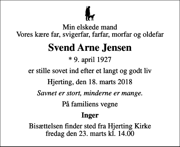 Svend Arne Jensen : afdøde.dk