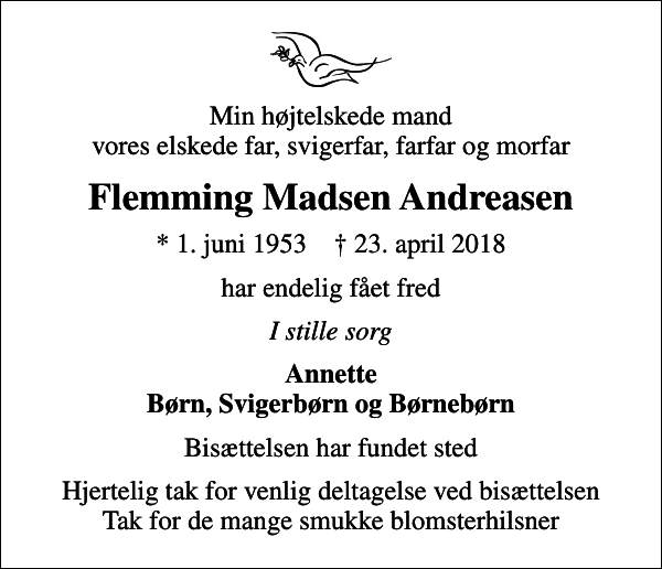 Flemming Madsen Andreasen : afdøde.dk