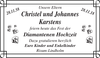 Christel und Johannes Karstens
