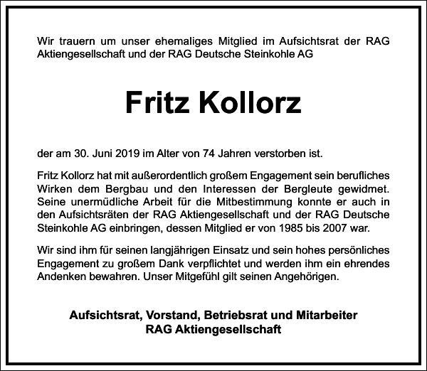Fritz Kollorz Fritz Kollorz