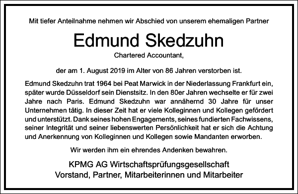 Edmund Skedzuhn Edmund Skedzuhn