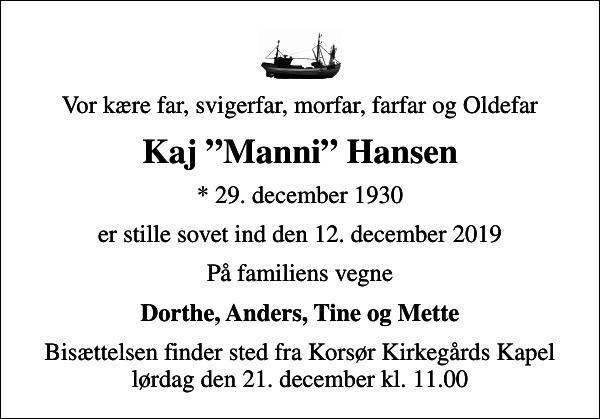 Kaj Hansen afdøde.dk