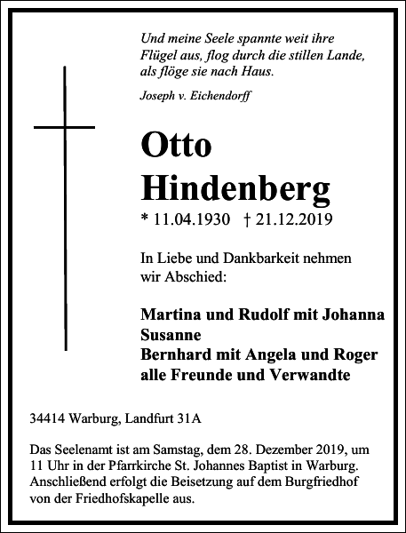 Otto Hindenberg Otto Hindenberg