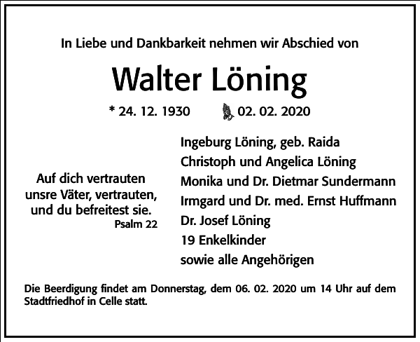 Walter Löning Walter Löning