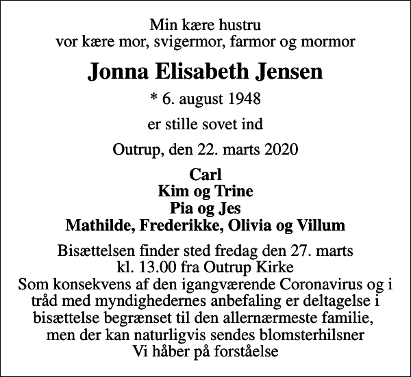 Jonna Elisabeth Jensen : afdøde.dk