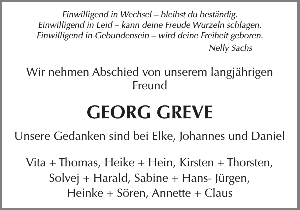 GREVE Gedenken Flensburger Tageblatt