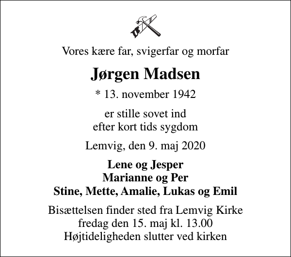 Jørgen Madsen : afdøde.dk