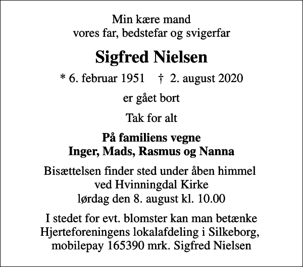 Sigfred Nielsen : afdøde.dk