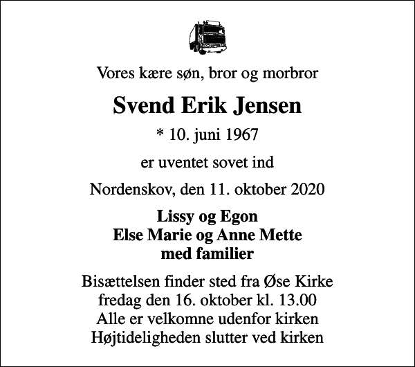 Svend Erik Jensen : afdøde.dk