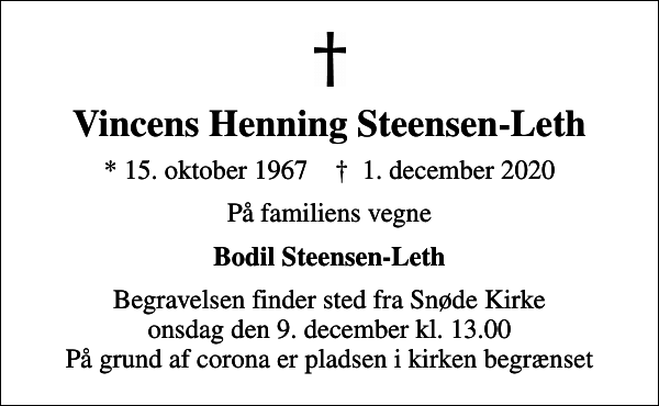 Vincens Henning Steensen-Leth