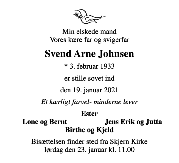 Svend Arne Johnsen : afdøde.dk