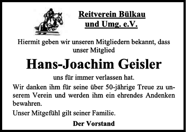 HansJoachim Geisler Gedenken Cuxhavener Nachrichten