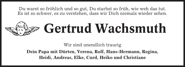 Gertrud Wachsmuth Gedenken Cuxhavener Nachrichten 