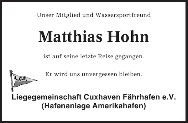 Mit Wem Ist Matthias Hohn Fremdgegangen