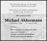 Anzeige für Michael Akkermann
