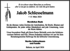 Anzeige für Jakob Schlesselmann