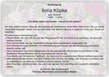 Anzeige für Ilona Köpke