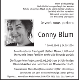 Anzeige für Conny Blum