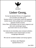 Anzeige für Georg Staudenmayer
