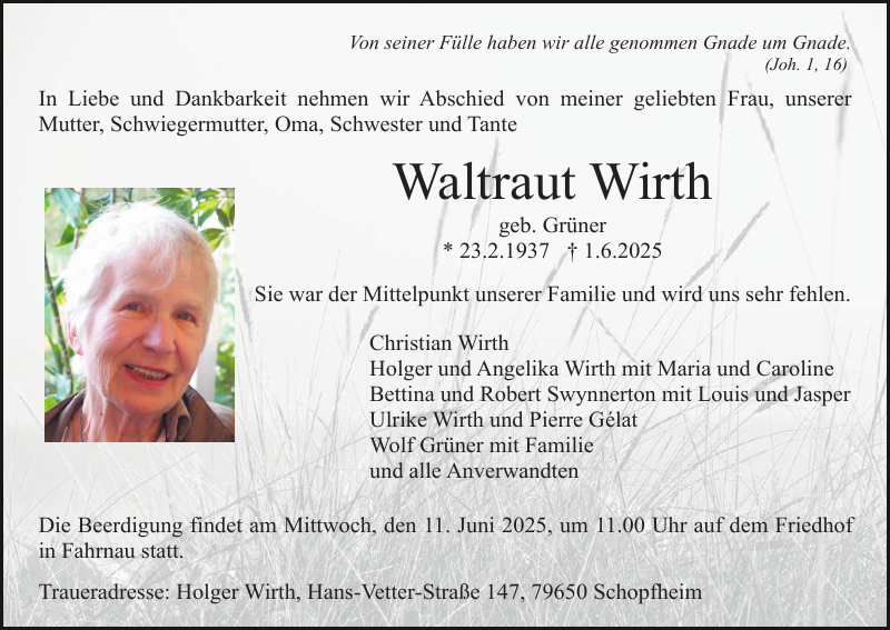 Waltraut Wirth