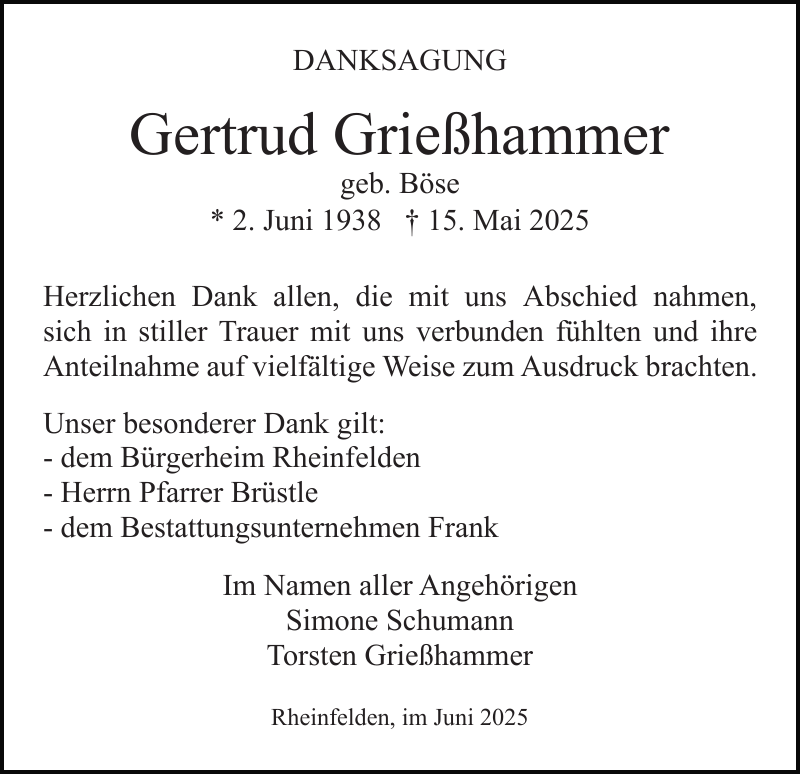Gertrud Grießhammer