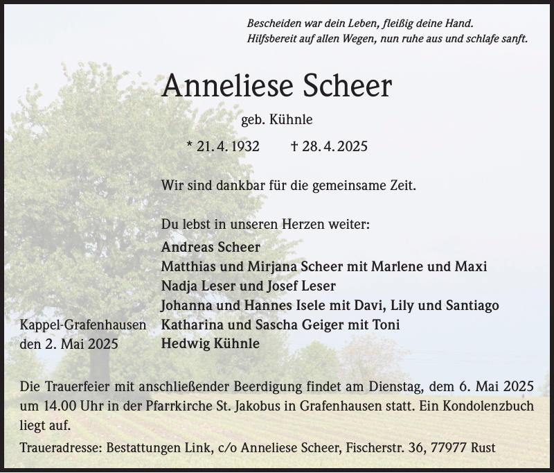 Anneliese Scheer
