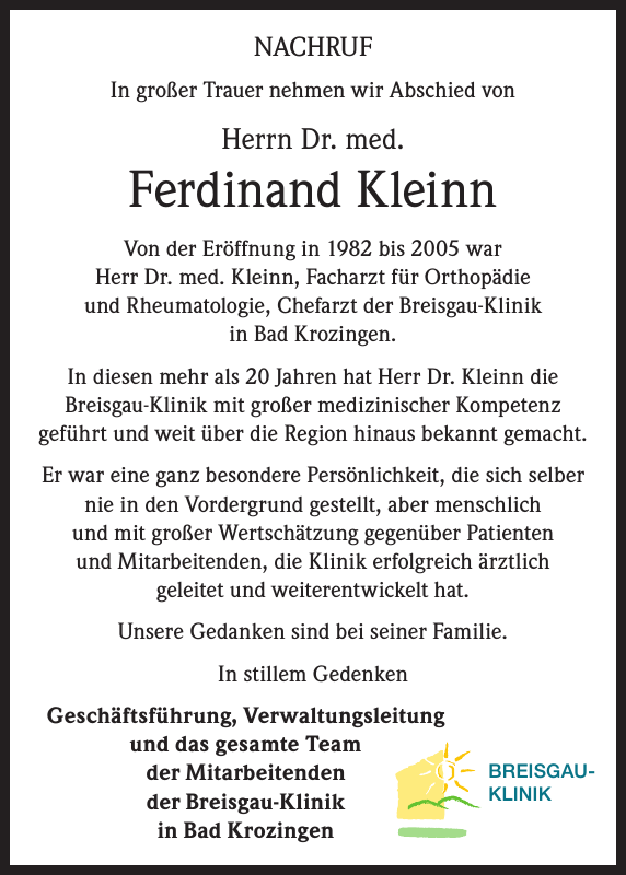 Ferdinand Kleinn