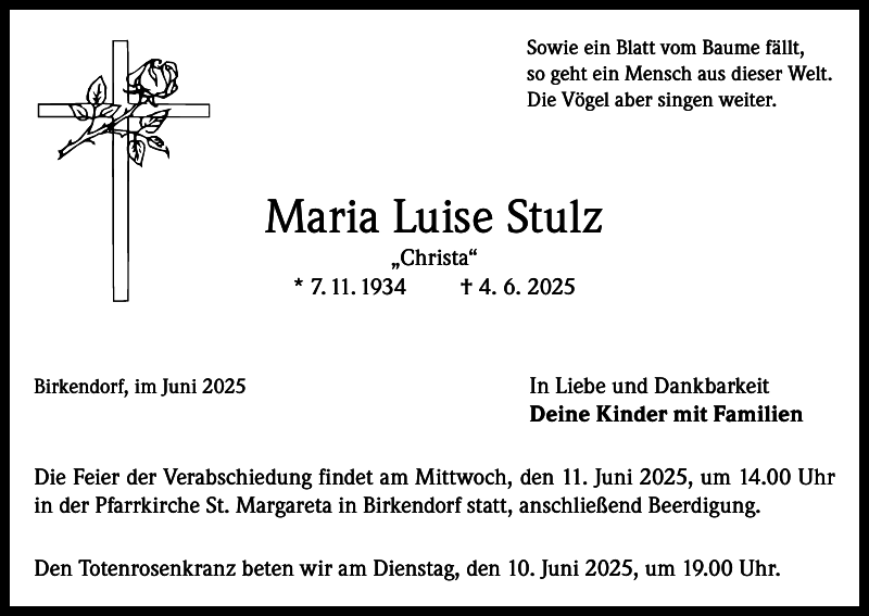 Maria Luise Stulz