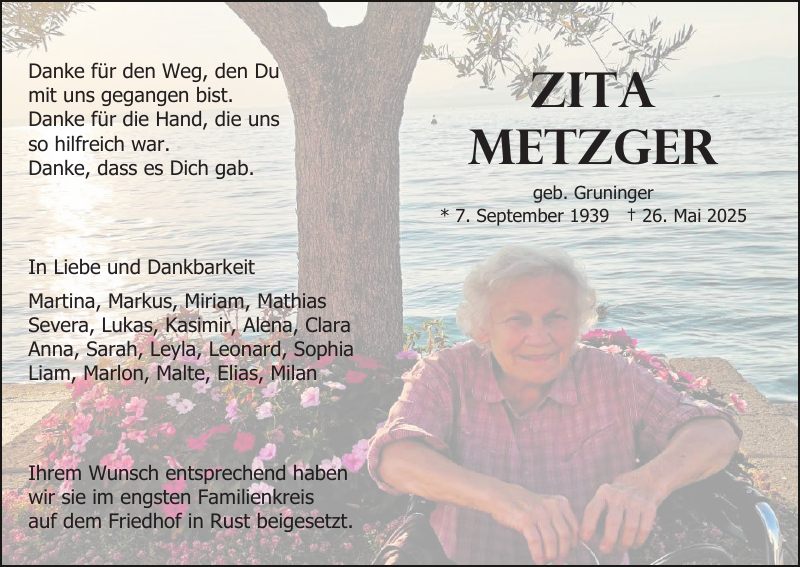 Zita Metzger