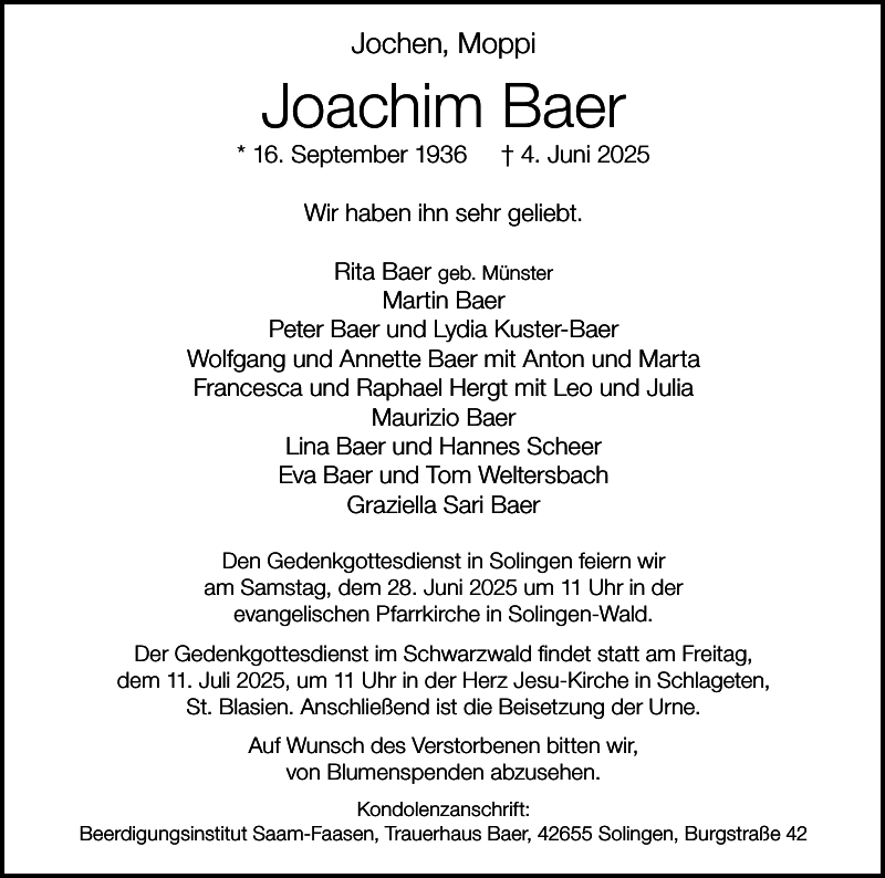 Joachim Baer