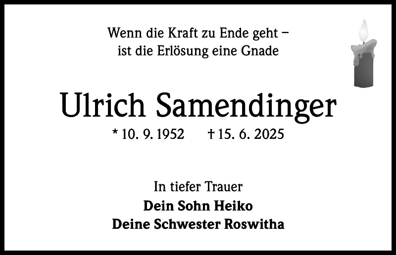 Ulrich Samendinger