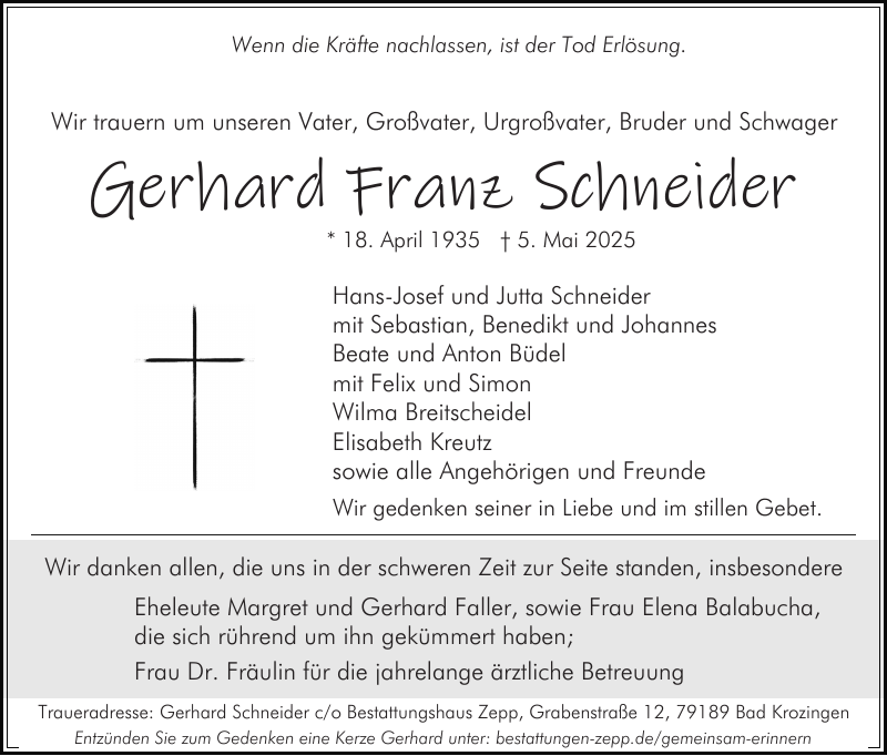 Gerhard Franz Schneider