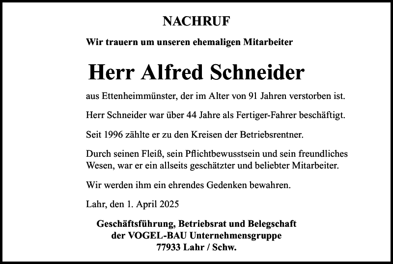 Alfred Schneider