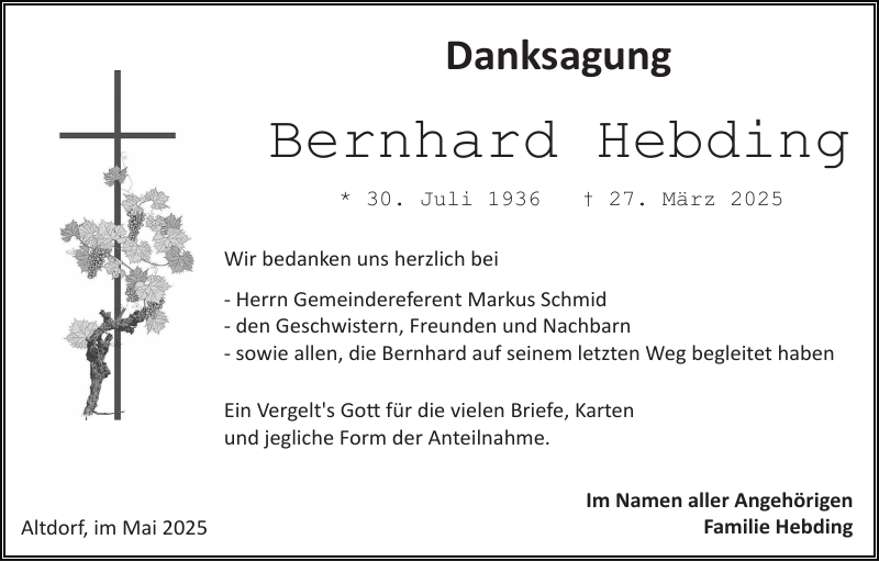 Bernhard Hebding