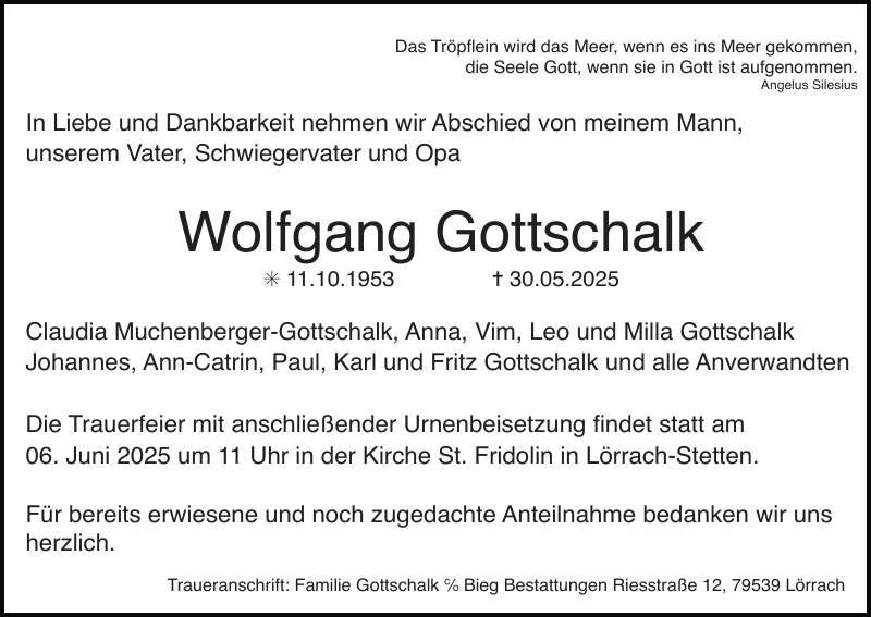 Wolfgang Gottschalk
