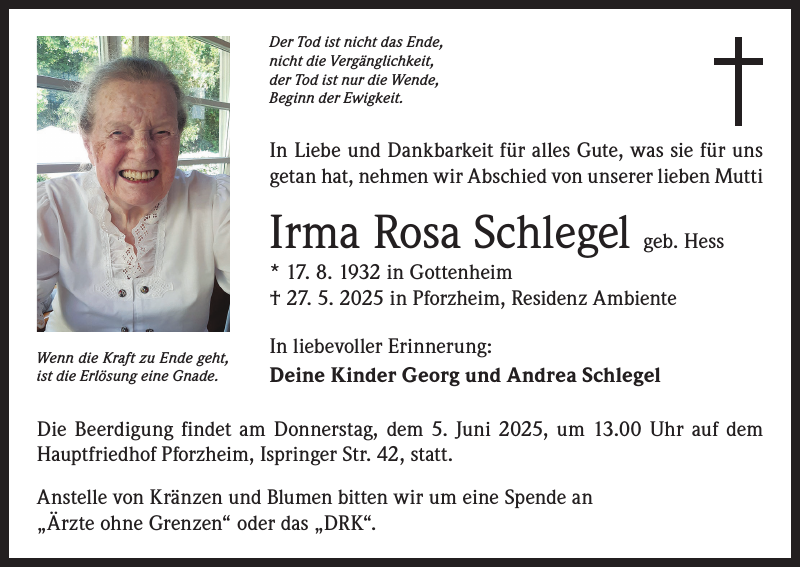 Irma Rosa Schlegel