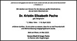Anzeige für Dr. Kristin Pache